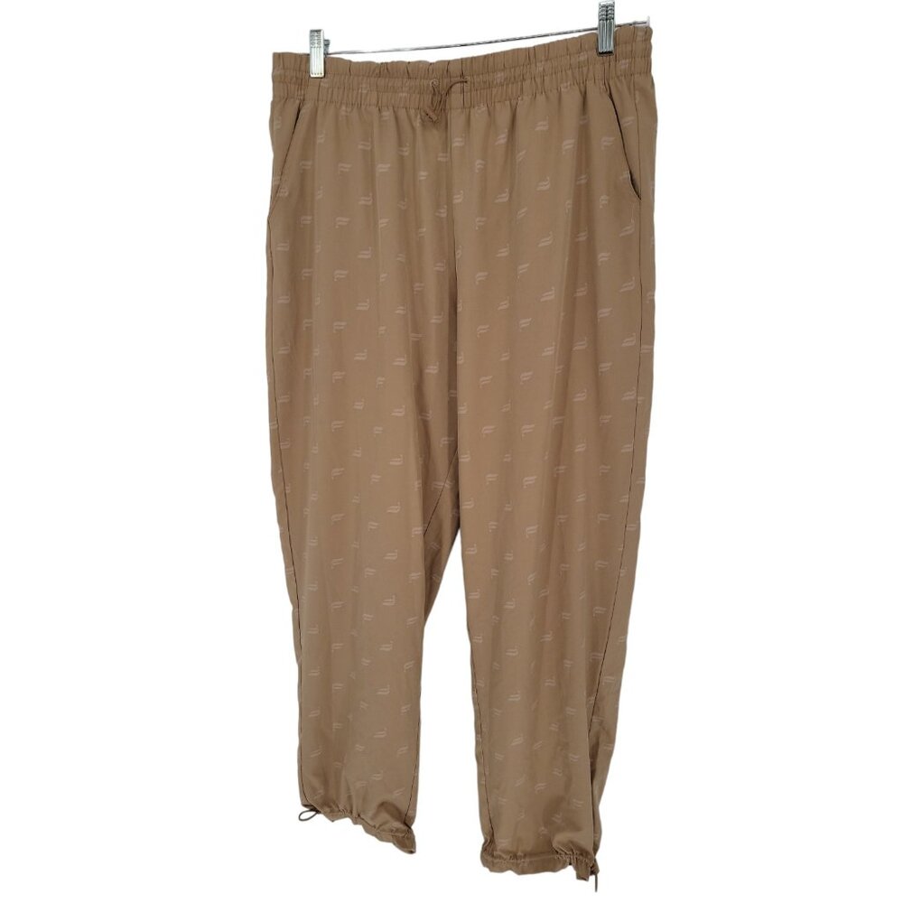 Fabletics Size 2X Womens Jogger Pants All Over Logo Pockets